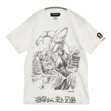 JETLINK MOVIE ウルトラマン 遊星から来た兄弟 サイズ2 半袖Ｔシャツ カットソー ホワイト メンズ ジェットリンク【中古】6-0424S♪