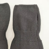 YLEVE LIGHT WOOL MILLED ARM WARMERS アームウォーマー 定価13200円 その他ファッション雑貨 ブラック レディース イレーヴ【中古】5-1206T◎