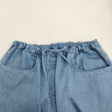 Atelier dantan Charron シャロン 定価29700円 ライトインディゴ イージー デニムパンツ ライトブルー レディース アトリエダンタン【中古】5-1121G♪