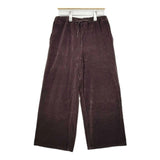 MICHEL Beaudouin MB-B6905 コットンポリエステル ワイドイージー パンツ ブラウン系 レディース ミッシェルボードウィン【中古】5-1228T∞