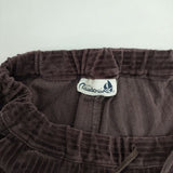 MICHEL Beaudouin MB-B6905 コットンポリエステル ワイドイージー パンツ ブラウン系 レディース ミッシェルボードウィン【中古】5-1228T∞