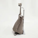 blancle ブランクレ レザー S.LEATHER CIRCLE HANDLE BAG 2way ショルダーバッグ トートバッグ ベージュ レディース【中古】6-0225G∞