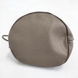 blancle ブランクレ レザー S.LEATHER CIRCLE HANDLE BAG 2way ショルダーバッグ トートバッグ ベージュ レディース【中古】6-0225G∞