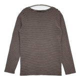 JOURNAL STANDARD relume コンパクトテレコロングTEE 長袖Ｔシャツ カットソー ロンＴ ベージュ ブラック レディース ジャーナルスタンダードレリューム【中古】6-0223M∞