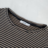 JOURNAL STANDARD relume コンパクトテレコロングTEE 長袖Ｔシャツ カットソー ロンＴ ベージュ ブラック レディース ジャーナルスタンダードレリューム【中古】6-0223M∞