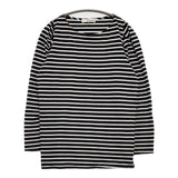 t.yamai paris ボーダー 長袖Ｔシャツ カットソー ロンＴ ブラック ホワイト レディース ティ ヤマイ パリ【中古】6-0223M∞