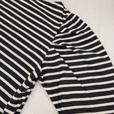 t.yamai paris ボーダー 長袖Ｔシャツ カットソー ロンＴ ブラック ホワイト レディース ティ ヤマイ パリ【中古】6-0223M∞