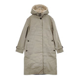 Traditional Weatherwear フェイクファーライナー付きコート BF DELVINE W/FUR ゴム引き サイズ36 コート グレージュ レディース トラディショナルウェザーウェア【中古】5-1211A◎