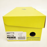 mina perhonen/MOONSTAR mermaid 刺繍 23.5cm 定価19800円 スニーカー ホワイト ブルー レディース ミナペルホネン/ムーンスター【中古】5-1222G◎