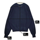 Harriss コットン２way 定価19800円 FN241-01401 カーディガン ネイビー レディース ハリス【中古】6-0223M∞
