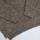 comm arch アルパカ ウール サイズ2 クルーネック セーター ニット ブラウン レディース コムアーチ【中古】5-1206T♪