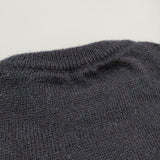 homspun シェットランドプルオーバー 232-7906 セーター ニット ネイビー レディース ホームスパン【中古】5-1206T♪