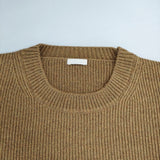 comm arch ウール クルーネック サイズ1 セーター ニット ベージュ レディース コムアーチ【中古】5-1206T♪