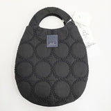 mina perhonen 新品未使用 tambourine タンバリン uzura bag ウズラバッグ 刺繍 トートバッグ 25AW ブラック レディース ミナペルホネン【中古】5-1121G♪