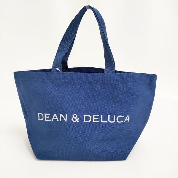 DEAN & DELUCA チャリティートート Sサイズ ロゴ トートバッグ 2025 ラピスブルー レディース ディーン＆デルーカ【中古】5-1121G♪