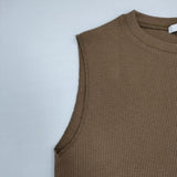 JOURNAL STANDARD relume TCワッフルノースリーブ Ｔシャツ カットソー ブラウン レディース ジャーナルスタンダードレリューム【中古】6-0610S∞