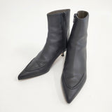Odette e' Odile UNITED ARROWS サイズ21.5cm サイドジップ ショートブーツ ブーツ ブラック レディース オデットエオディール【中古】6-0219G◎