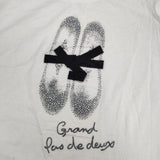 Brahmin ストーン装飾 B88233 半袖Ｔシャツ カットソー ホワイト レディース ブラーミン【中古】6-0610S∞