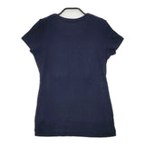 APPENA APPENA DUE P84325 サイズ38 刺繍 半袖Ｔシャツ カットソー ネイビー レディース アペーナ【中古】6-0610S∞
