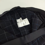 PINORE 8155-42258 サイズ40 チェック イージー パンツ ネイビー レディース ピノーレ【中古】5-1206T♪