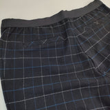 PINORE 8155-42258 サイズ40 チェック イージー パンツ ネイビー レディース ピノーレ【中古】5-1206T♪