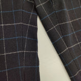 PINORE 8155-42258 サイズ40 チェック イージー パンツ ネイビー レディース ピノーレ【中古】5-1206T♪