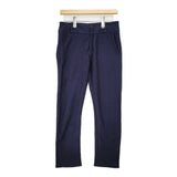 SI-HIRAI CHW-2620 サイズ38 テーパード パンツ ネイビー レディース スーヒライ【中古】5-1206T♪