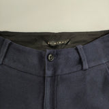 SI-HIRAI CHW-2620 サイズ38 テーパード パンツ ネイビー レディース スーヒライ【中古】5-1206T♪