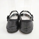 TRAVEL SHOES by chausser ストラップフラットシューズ 定価24200円 サイズ38 シューズ・靴 ブラック レディース ショセ【中古】6-0208G◎