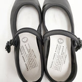 TRAVEL SHOES by chausser ストラップフラットシューズ 定価24200円 サイズ38 シューズ・靴 ブラック レディース ショセ【中古】6-0208G◎