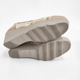 HILLS AVENUE 異素材ミックス パンプス 定価28600円 サイズ23.0 ウェッジソール パンプス ベージュ レディース ヒルズアヴェニュー【中古】5-1121G♪