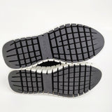 ecco gruuv flexible sole women サイズ37 定価29700円 ウォーキングシューズ レザー スニーカー ブラック ホワイト レディース エコー【中古】5-1121G♪