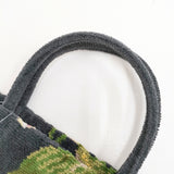 FEILER プリーマアンジェリケ 巾着バッグ ミニバッグ 手付き巾着バッグ 巾着バッグ ブラック ピンク レディース フェイラー【中古】5-1206T◎