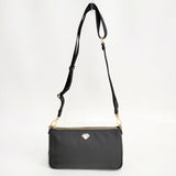 COCOCELUX GOLD ココセリュックスゴールド POCONO NYLON ナイロンショルダーバッグ ショルダーバッグ ブラック レディース【中古】5-1206G◎