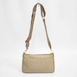 COCOCELUX GOLD ココセリュックスゴールド POCONO NYLON ナイロンショルダーバッグ ミンクベージュ ショルダーバッグ ベージュ レディース【中古】5-1206G◎