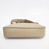 COCOCELUX GOLD ココセリュックスゴールド POCONO NYLON ナイロンショルダーバッグ ミンクベージュ ショルダーバッグ ベージュ レディース【中古】5-1206G◎