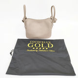 COCOCELUX GOLD ココセリュックスゴールド IMPERIAL LEATHER ヘラクレス レザーバッグ 2WAY ミンク ショルダーバッグ ベージュ レディース【中古】5-1206G◎