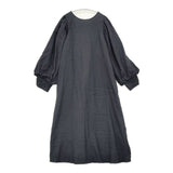 nest Robe 01214-1121 リネン2WAYパフスリーブ ワンピース ネイビー レディース ネストローブ【中古】6-0412M∞
