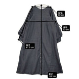 nest Robe 01214-1121 リネン2WAYパフスリーブ ワンピース ネイビー レディース ネストローブ【中古】6-0412M∞