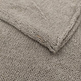 evam eva linen cotton coil yarn boat neck pullover E241K092 リネンコットン セーター ニット 24SS グレージュ レディース エヴァムエヴァ【中古】6-0303M♪