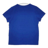 45R/45rpm 45星T-SHIRT(刺繍ロゴ) 定価10540円 半袖Ｔシャツ カットソー ブルー レディース フォーティーファイブアールピーエム【中古】6-0613S∞