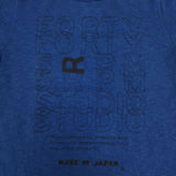 45R/45rpm 45星T-SHIRT(刺繍ロゴ) 定価10540円 半袖Ｔシャツ カットソー ブルー レディース フォーティーファイブアールピーエム【中古】6-0613S∞