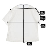 45R/45rpm 布帛×天竺カットワークTシャツ 定価23100円 ブラウス シャツ ホワイト レディース フォーティーファイブアールピーエム【中古】6-0613S∞