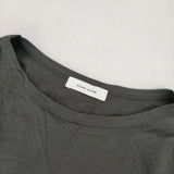 PLUSPLUS プラスプラス 袖切り替えデザイン 長袖Ｔシャツ カットソー ロンＴ チャコールグレー レディース【中古】6-0221M∞