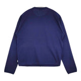 ORCIVAL 新品 スラブクルーネックカーディガン 定価12100円 OR-C0077SBU カーディガン ネイビー レディース オーシバル/オーチバル【中古】6-0221M∞