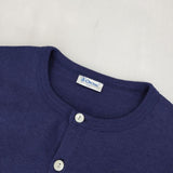 ORCIVAL 新品 スラブクルーネックカーディガン 定価12100円 OR-C0077SBU カーディガン ネイビー レディース オーシバル/オーチバル【中古】6-0221M∞