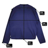 ORCIVAL 新品 スラブクルーネックカーディガン 定価12100円 OR-C0077SBU カーディガン ネイビー レディース オーシバル/オーチバル【中古】6-0221M∞