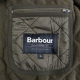 Barbour POLARQUILT WAISTCOAT ZIP IN LINER サイズL MLI0002OL91 キルティング ベスト カーキ メンズ バブアー【中古】5-1121T♪
