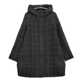 MB lucas cachette エムビールーカスカシェット ウール混 千鳥格子 サイズ02 コート ブラック レディース【中古】5-1226T♪