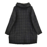 MB lucas cachette エムビールーカスカシェット ウール混 千鳥格子 サイズ02 コート ブラック レディース【中古】5-1226T♪